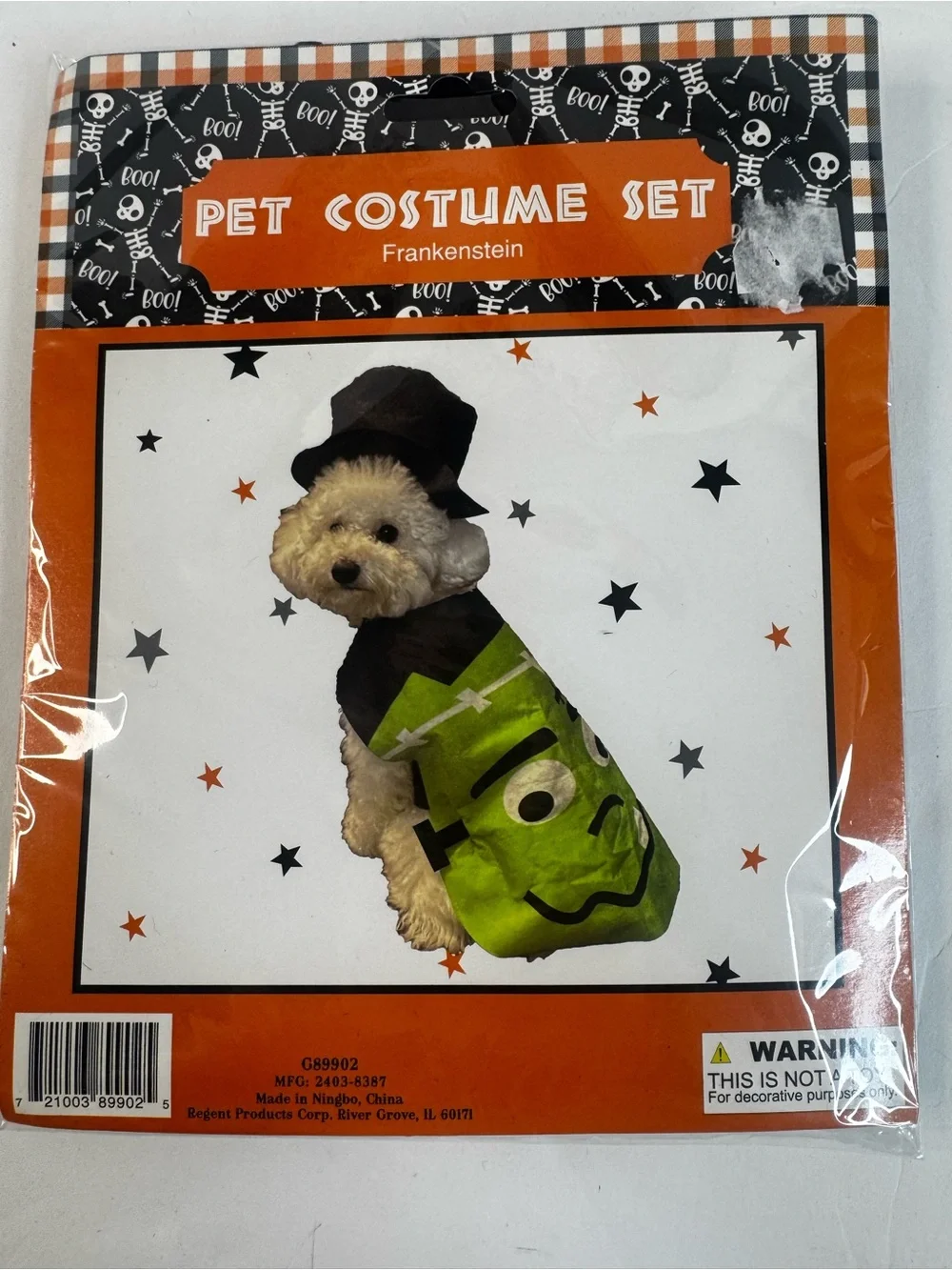 Frankenstein Pet Costume Set